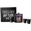 Lucifer Jaq & Gus Gus Undead Inc Hip Flask Set