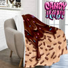 Chocolate Sprinkles Please Candy Kult Micro Fleece Blanket