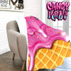 Strawberry Ice Cream Candy Kult Micro Fleece Blanket