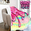 Rainbow Unicorn Ice Cream Candy Kult Micro Fleece Blanket