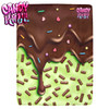 Mint Chocolate Sprinkles Please Candy Kult Micro Fleece Blanket