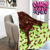 Mint Chocolate Sprinkles Please Candy Kult Micro Fleece Blanket