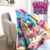 Take Me To Coney Island Candy Kult Micro Fleece Blanket