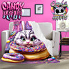 Fizz The Donut Bunny Candy Kreeps Micro Fleece Blanket