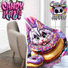 Fizz The Donut Bunny Candy Kreeps Micro Fleece Blanket