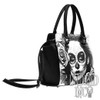 Day Of the Dead Woman Black Grey Undead Inc PU Leather Shoulder / Hand Bag