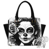 Day Of the Dead Woman Black Grey Undead Inc PU Leather Shoulder / Hand Bag