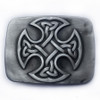 Embossed Cross Knotwork Belt Buckle