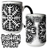 Viking Compass Helm Of Awe Heathen Spirit Large Mug