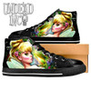 Tinkerbell Pixie Dust Women's Classic High Top Canvas Shoes