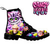 Cheshire Cat Mad Tea Party MENS Candy Kult Boots