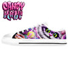 Cheshire Cat Mad Tea Party White LADIES Canvas Shoes