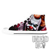 IT Pennywise Derry Carnival White Women's Classic High Top Canvas Shoes