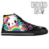 Kitty Rainbow Men’s Classic High Top Canvas Shoes