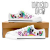 Kitty Rainbow White LADIES Canvas Shoes