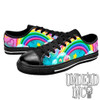 Rainbow Graffiti LADIES Canvas Shoes