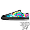 Rainbow Graffiti LADIES Canvas Shoes