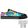 Rainbow Graffiti LADIES Canvas Shoes