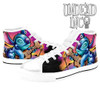 Stitch Sunset Sounds White Men’s Classic High Top Canvas Shoes