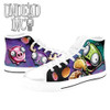 Invader Zim Gir Waffles White  Women's Classic High Top Canvas Shoes