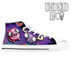 Invader Zim Gir Waffles White  Women's Classic High Top Canvas Shoes