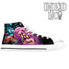 Alice In Wonderland Melted Dreams White Men’s Classic High Top Canvas Shoes