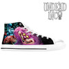 Alice In Wonderland Melted Dreams White Women's Classic High Top Canvas Shoes