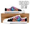 Stitch Sunset Sounds White LADIES Canvas Shoes