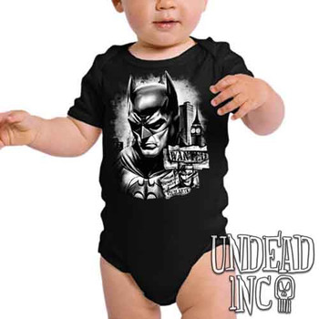 Wanted Vigilante Black & Grey - Infant Onesie Romper