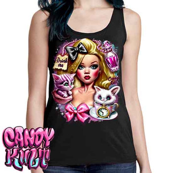 Alice In Retroland Candy Kult - Ladies Singlet Tank