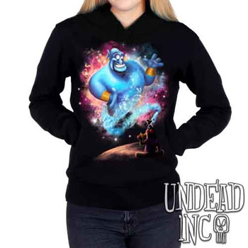 Aladdin Genie - Ladies / Juniors Fleece Hoodie