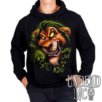 Villains Scar "Long live the king" Lion King - Mens / Unisex Fleece Hoodie