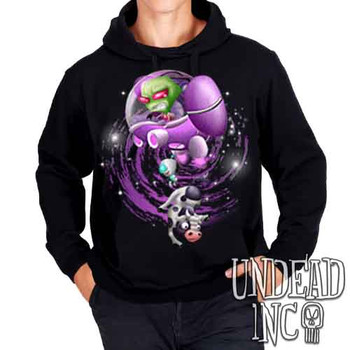 Invader Zim Gir "Cows are my friends" - Mens / Unisex Fleece Hoodie