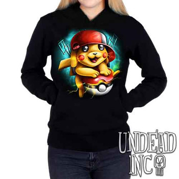 Pikachu - Ladies / Juniors Fleece Hoodie