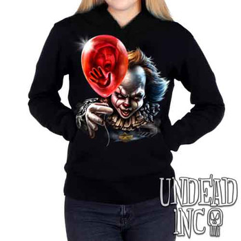 IT Pennywise Balloon - Ladies / Juniors Fleece Hoodie