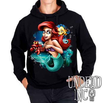 Ariel Sebastian Dinglehopper Brushing - Mens / Unisex Fleece Hoodie