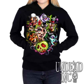 Disney Villains Born To Be Bad - Ladies / Juniors Fleece Hoodie