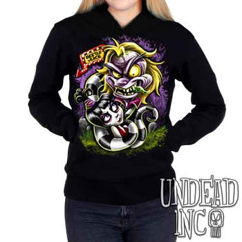 Beetlejuice Graveyard Snake - Ladies / Juniors Fleece Hoodie