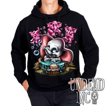 Dumbo Bubble Bath Parade - Mens / Unisex Fleece Hoodie