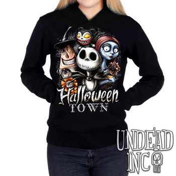 Halloween Town - Ladies / Juniors Fleece Hoodie