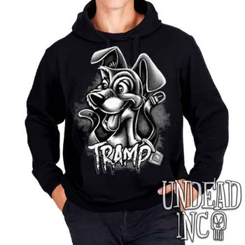 TRAMP Black & Grey - Mens / Unisex Fleece Hoodie