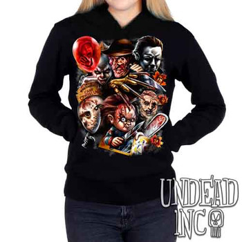 Horror Icons - Ladies / Juniors Fleece Hoodie