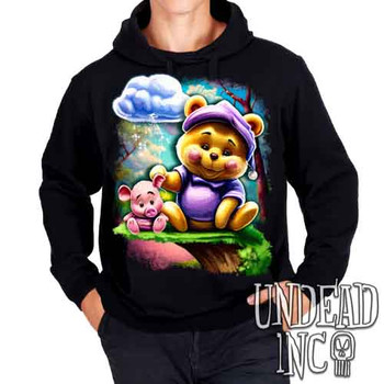 Pooh Dreaming Of Sunny Days - Mens / Unisex Fleece Hoodie