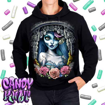 Corpse Bride Waiting For You Fright Candy - Mens / Unisex Fleece Hoodie