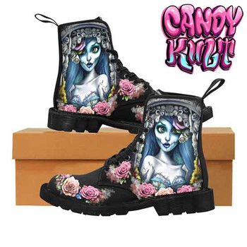 Corpse Bride Waiting For You Fright Candy MENS Candy Kult Boots