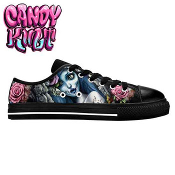 Corpse Bride Waiting For You Fright Candy LADIES Canvas Shoes