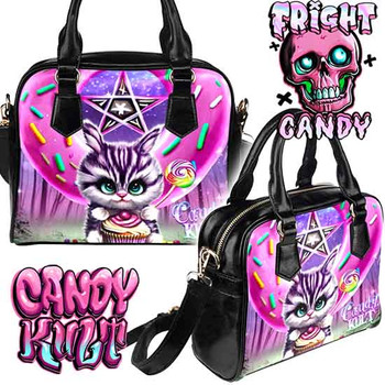 Bunny Donut Pentagram Fright Candy Classic Convertible Crossbody Handbag