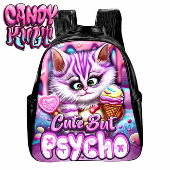 Cute But Psycho Cheshire Cat Candy Kult Mini Back Pack