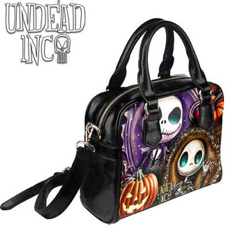 Jack Skellington Pumpkin Patch Undead Inc Shoulder / Hand Bag