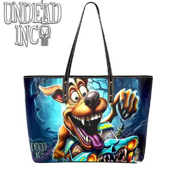 Mystery Machine Monster Large Pu Leather Handbag / Shoulder Bag